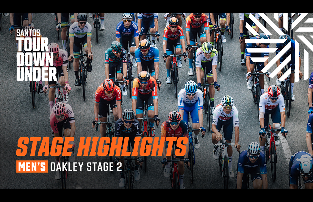 Watch the Men's Stage 2 Highlights - 2023 Santos Tour Down Under