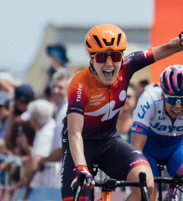 Pikulik becomes first historic stage winner in an epic seaside sprint