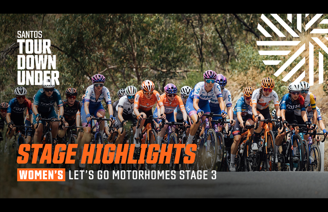 Watch the Women's Stage 3 Highlights - 2023 Santos Tour Down Under