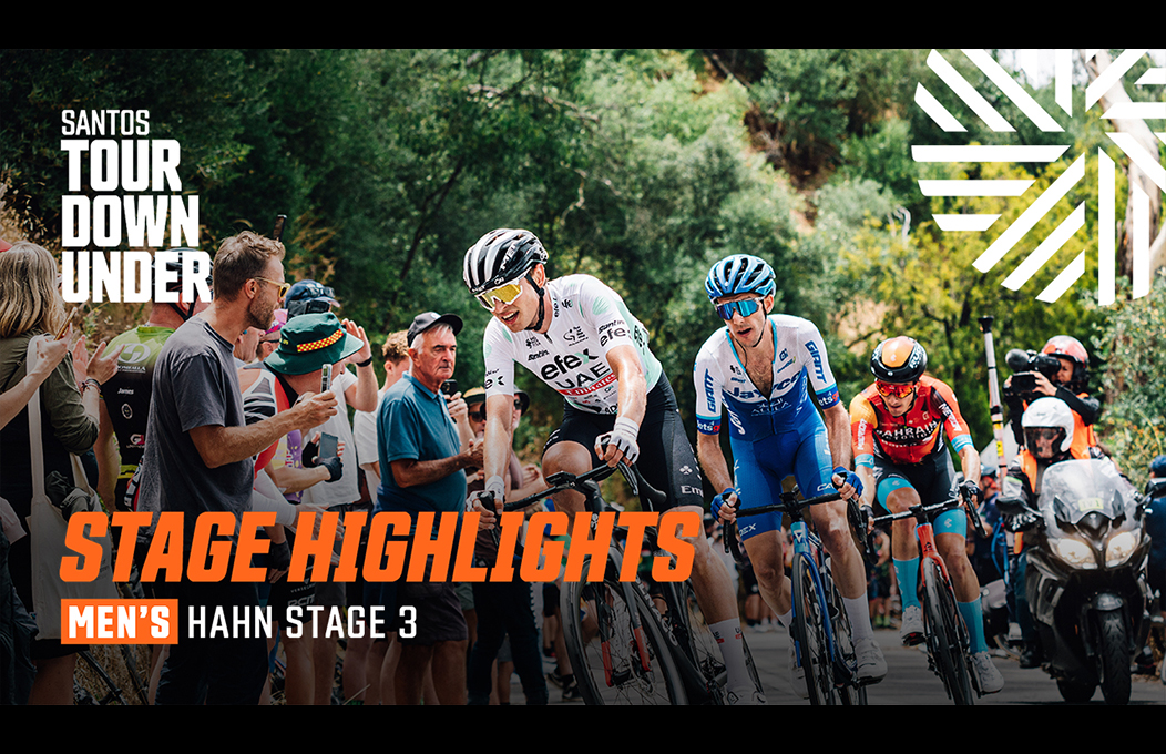 Watch the Men's Stage 3 Highlights - 2023 Santos Tour Down Under